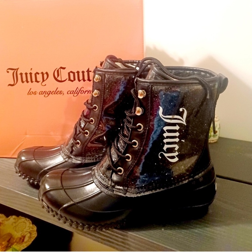 Juicy Couture Women's Talos Glitter Rain Boots
Size 10 NWT